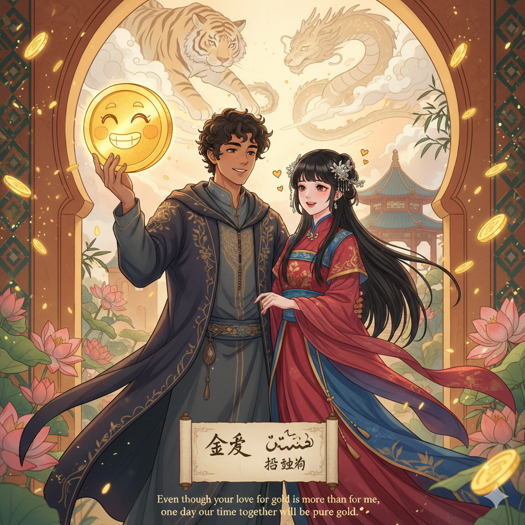 Moroccan Tiger and Chinese Dragon Love Story